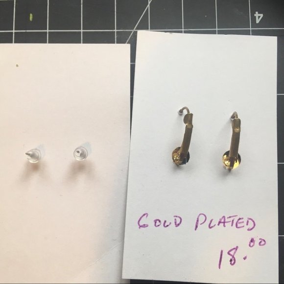 earrings Two pairs of Simple geometric upcycled handmade Canada computer parts - Picture 6 of 8